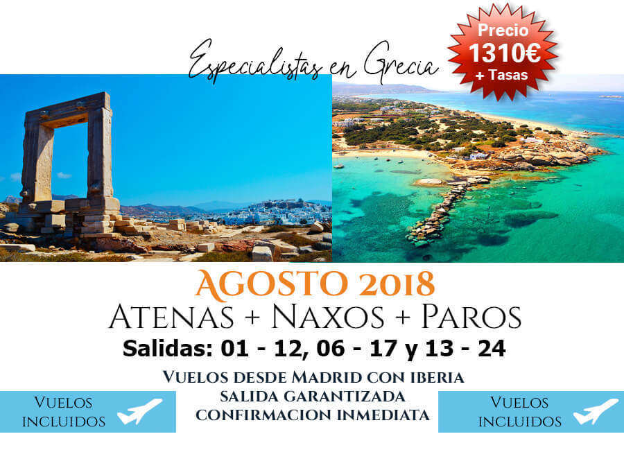 Atenas + Naxos + Paros